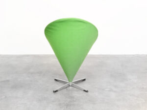 Bebop Cone Chair Verner fritz Hansen Panton groen vintage furniture bebopvintage vintage design