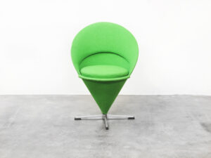 Bebop Cone Chair Verner Panton groen vintage furniture bebopvintage vintage design