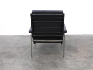 Bebop-Gelderland-zwart leren fauteuil