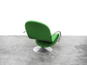 Bebop-Verner Panton Bebop-Verner Panton 1-2-3 Lounge Chair-Fritz Hansen-reupholstered-opnieuw bekleed-vintage
