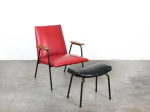 Bebop-fauteuil-ottoman-Pierre Guariche-vintage-design
