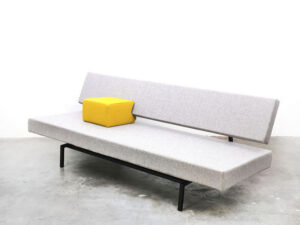 Bebop-Martin Visser-slaapbank-Spectrum-grijs gemeleerd-vintage furniture-bebopvintage-vintage design