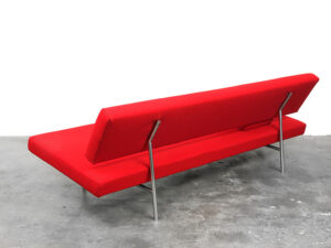 Bebop-Martin Visser-slaapbank rood-Spectrum-vintage furniture-bebopvintage-vintage design