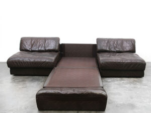 Bebop-DS76 Modular sofa-De Sede-brown leather-1972-vintage furniture-bebopvintage