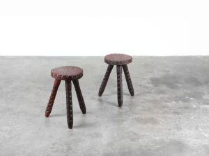 Bebop-set van twee krukken-Made in Spain-vintage furniture-bebopvintage