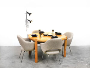 Bebop-Rainer Daumiller-Hirsthals Sawaerk-eettafel-pinewood-grenen-vintage furniture-bebopvintage