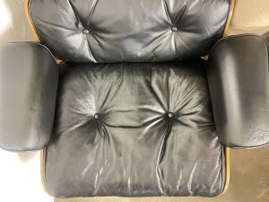 Bebop-Eames Lounge chair en ottoman-palissander hout-zwart leder-Herman Miller-Charles&Ray Eames-vintage furniture-bebopvintage