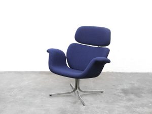 Bebop-Artifort-F545-Big Tulip-grote kuip-Pierre Paulin-reupholstered-vintage furniture-bebopvintage