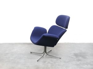 Bebop-Artifort-F545-Big Tulip-grote kuip-Pierre Paulin-reupholstered-vintage furniture-bebopvintage