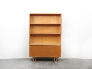 Bebop-Pastoe-BB03 Boekenkast-Berkenserie-Luspoot-Cees Braakman-vintage furniture-Bebopvintage
