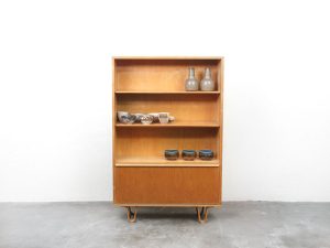 Bebop-Pastoe-BB03 Boekenkast-Berkenserie-Luspoot-Cees Braakman-vintage furniture-Bebopvintage