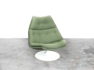 Bebop-Artifort F591-Geoffrey Harcourt-groen-swivel chair-draaibare fauteuil-bebopvintage