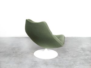 Bebop-Artifort F591-Geoffrey Harcourt-groen-swivel chair-draaibare fauteuil-bebopvintage