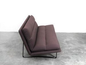 Bebop-Kho LIang Ie-bank-bruin-Artifort C683-vintage-reupholstered-vintage furniture-bebopvintage