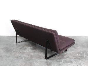 Bebop-Kho LIang Ie-bank-bruin-Artifort C683-vintage-reupholstered-vintage furniture-bebopvintage