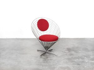Bebop-Wire Cone Chair-Plus Linje-Verner Panton-vintage furniture-bebopvintage