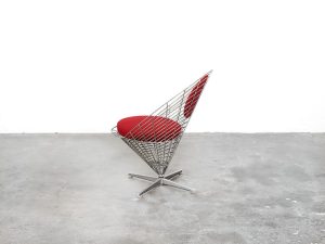Bebop-Wire Cone Chair-Plus Linje-Verner Panton-vintage furniture-bebopvintage