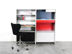 Bebop-Gispen kast hoog 2 luik-Gispen systeem 5600-A.R.Cordemeijer-modulair systeem-vintage furniture-bebopvintage