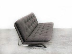 Bebop-Kho LIang Ie-sofa-bank-Artifort-C684-grijs:groen gemeleerd-vintage furniture-bebopvintage