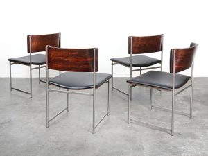 Bebop-Pastoe SM08-eetkamerstoelen-palissander-Cees Braakman-vintage furniture-bebopvintage